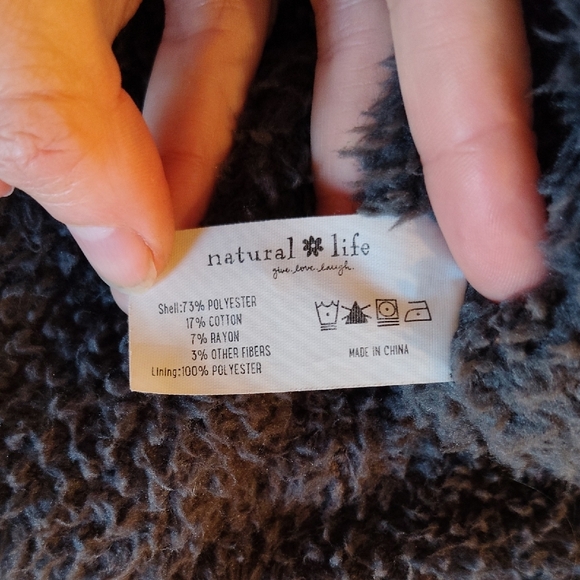 Natural Life Cozy Plaid Jacket - Picture 6 of 7